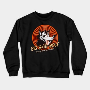 Big Bad Wolf Funny Halloween Design Crewneck Sweatshirt